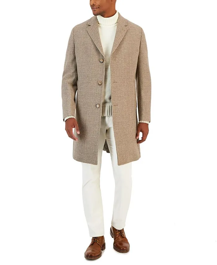Lauren Ralph Lauren Mens Classic fit Overcoat Coat 38 S Beige