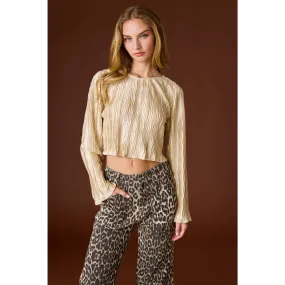 Leah Pleated Top
