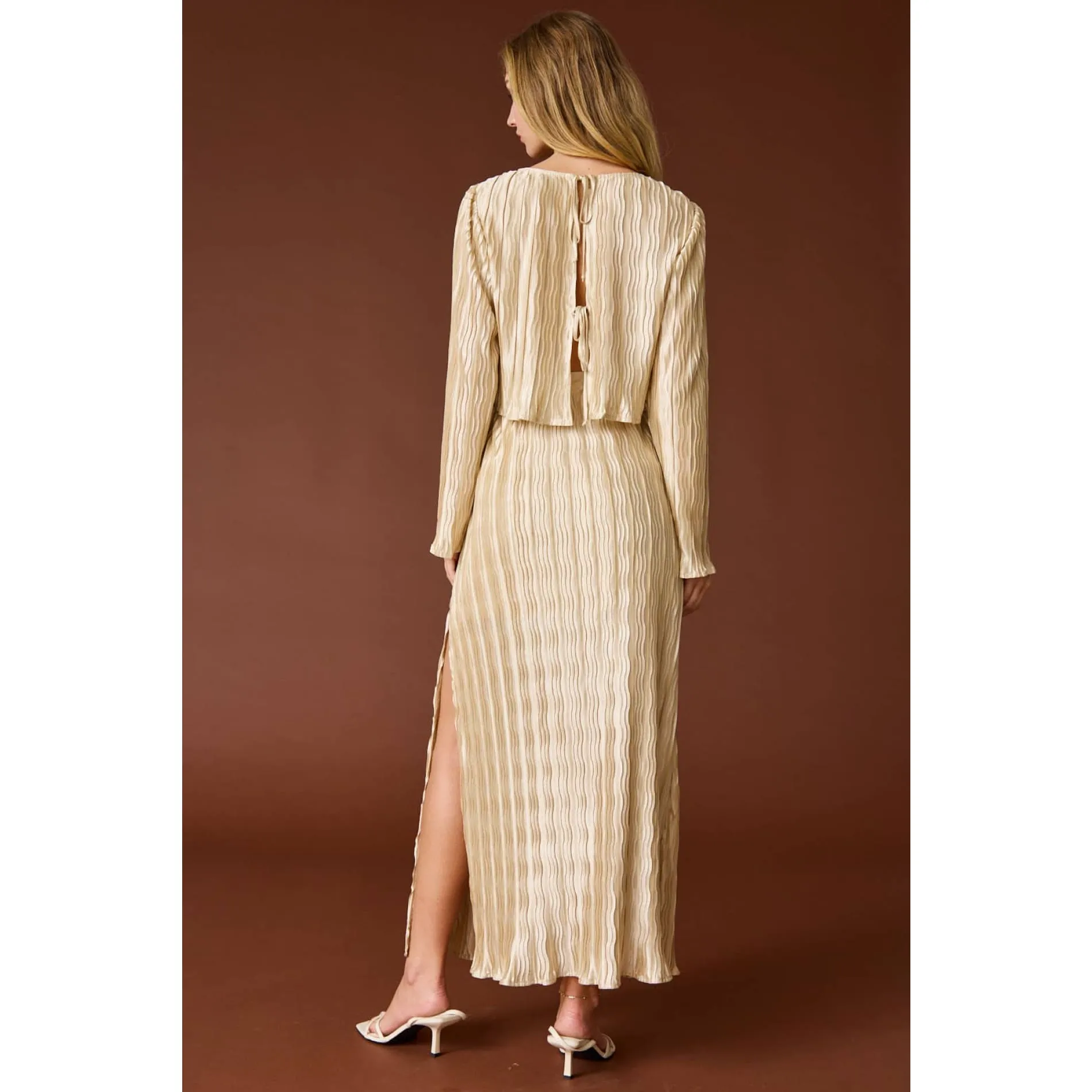 Leah Pleated Top