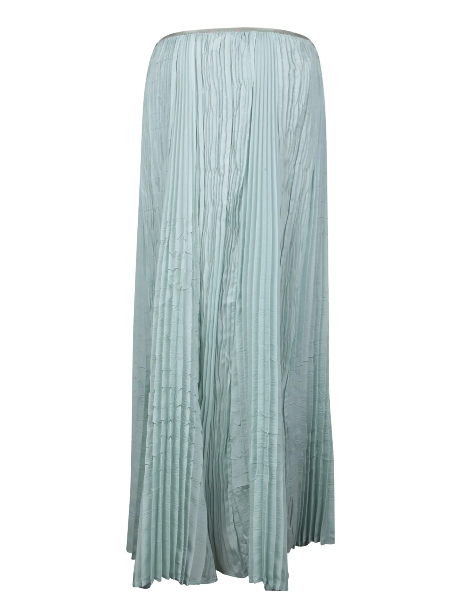 Light Green Pleated Sarong Skirt