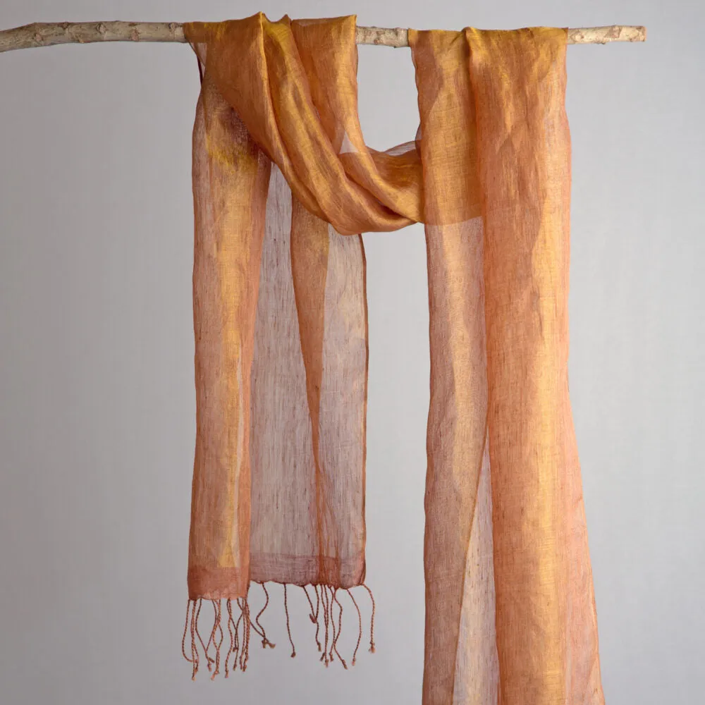 Linen Shimmer Scarf