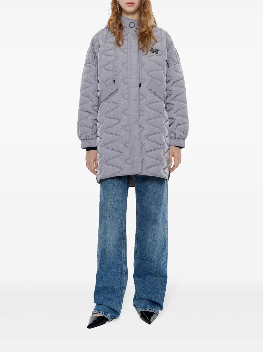 logo patch coat