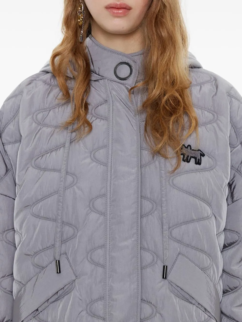 logo patch coat