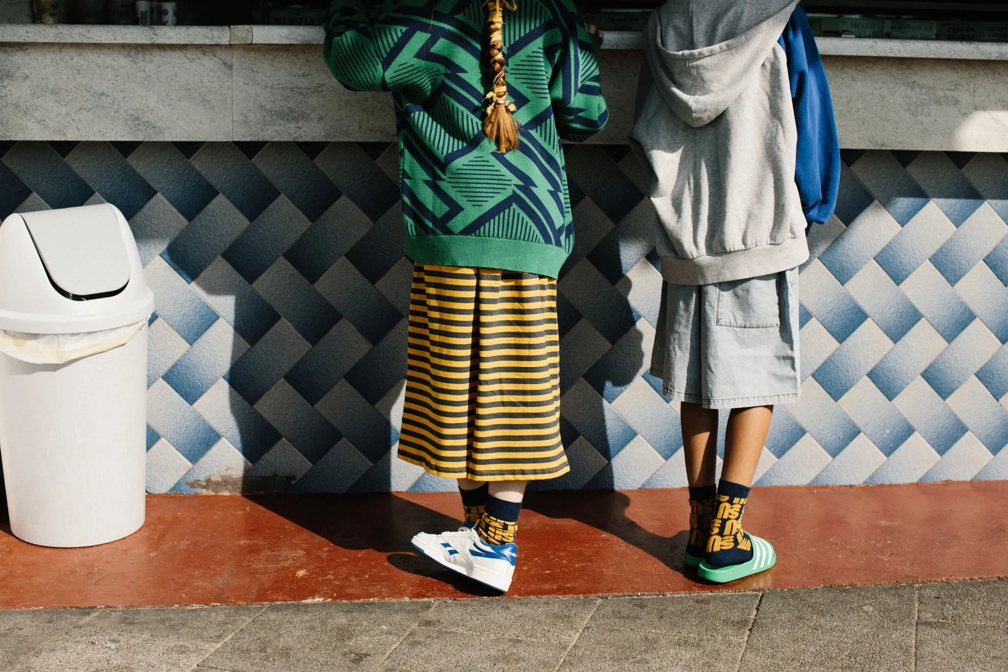 Midi Skirt - Sunflower Stripe