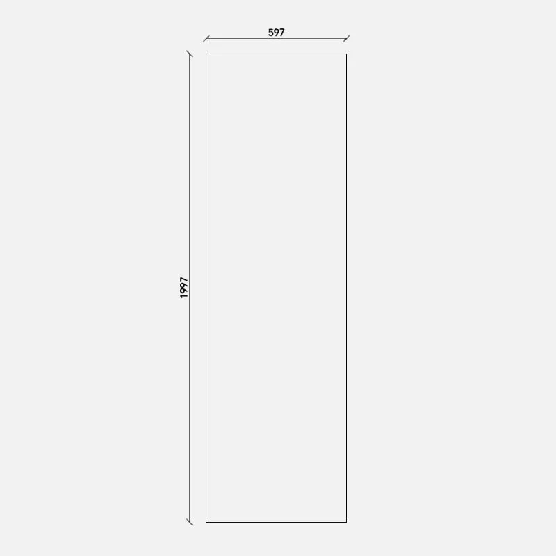 NATURAL OAK DOOR FOR METOD