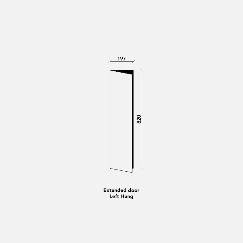 NATURAL OAK DOOR FOR METOD