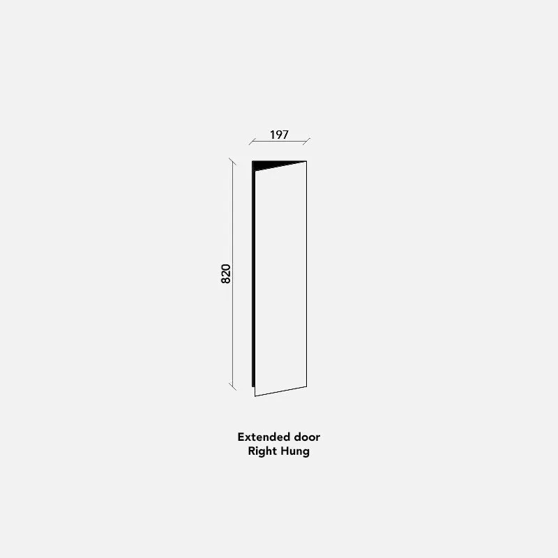 NATURAL OAK DOOR FOR METOD