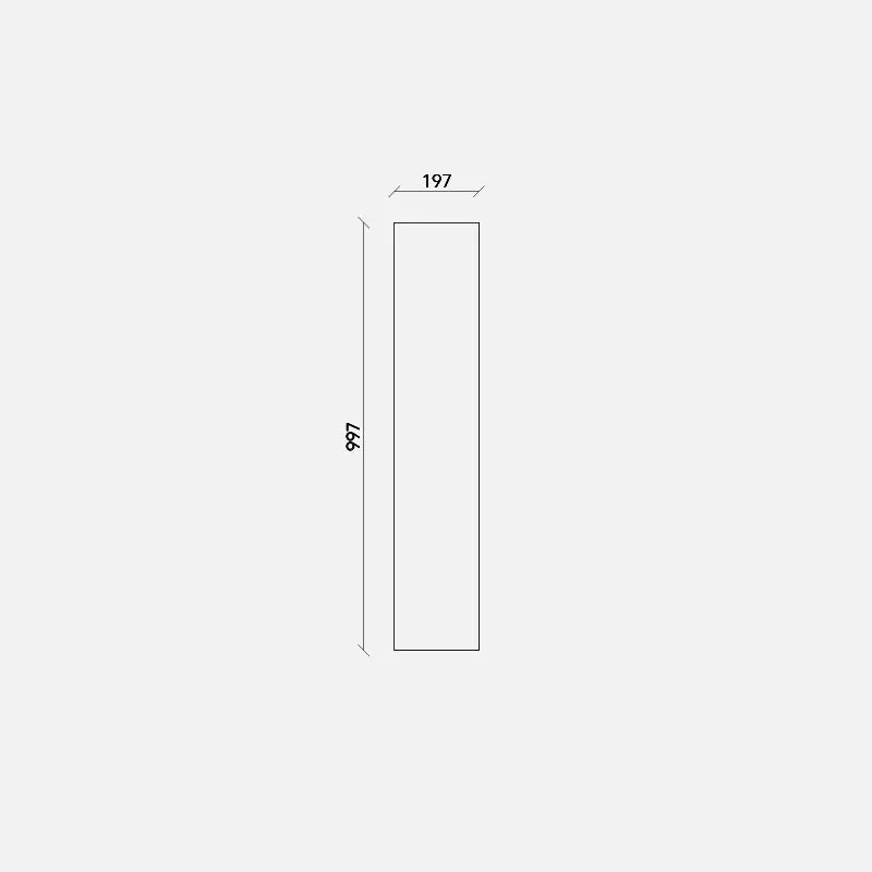 NATURAL OAK DOOR FOR METOD
