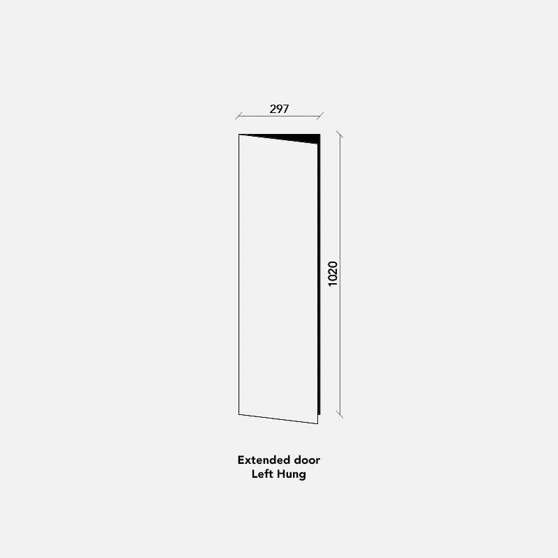 NATURAL OAK DOOR FOR METOD