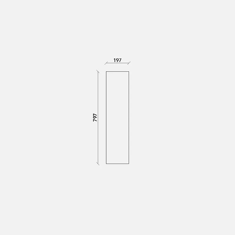NATURAL OAK DOOR FOR METOD