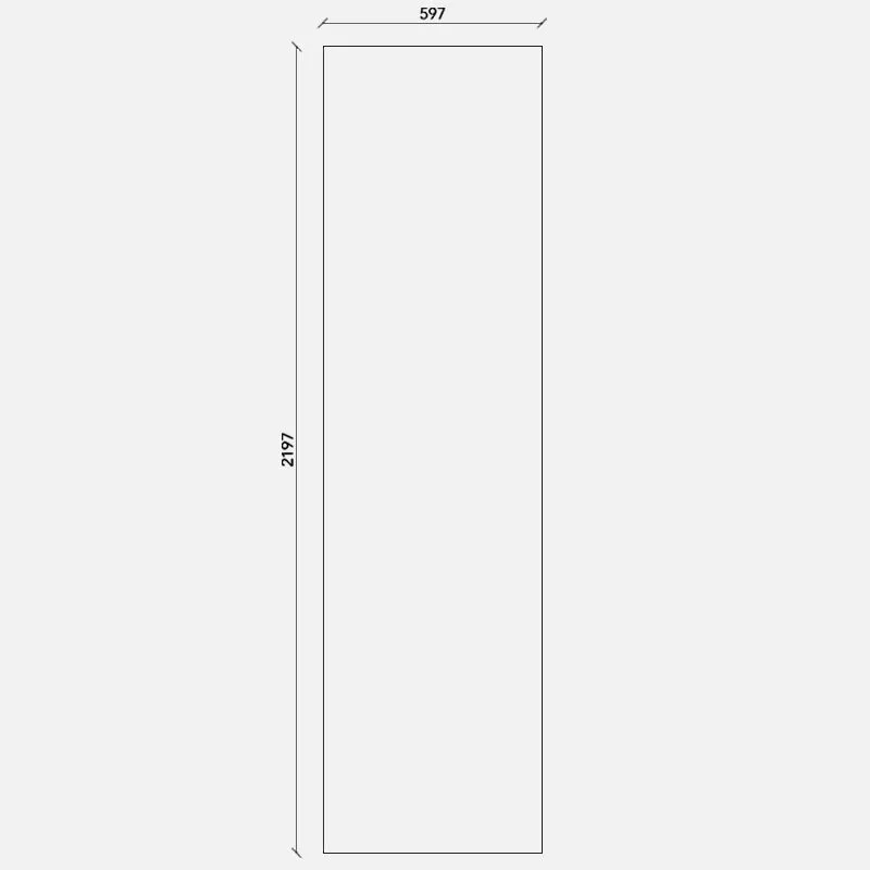 NATURAL OAK DOOR FOR METOD