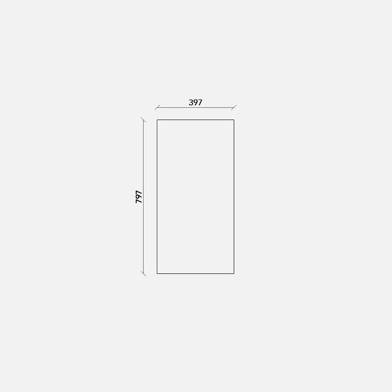 NATURAL OAK DOOR FOR METOD