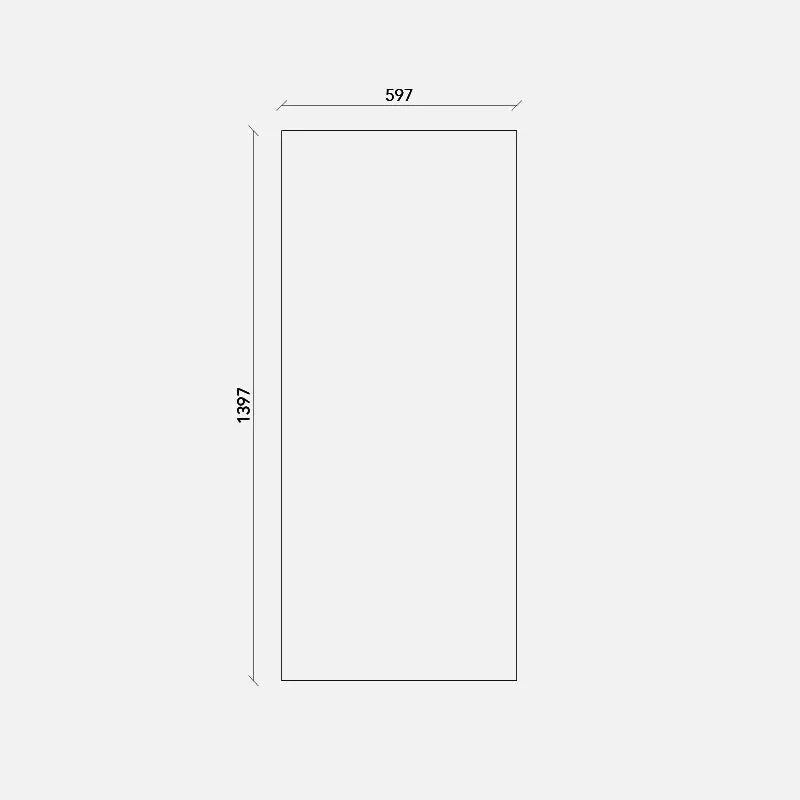 NATURAL OAK DOOR FOR METOD