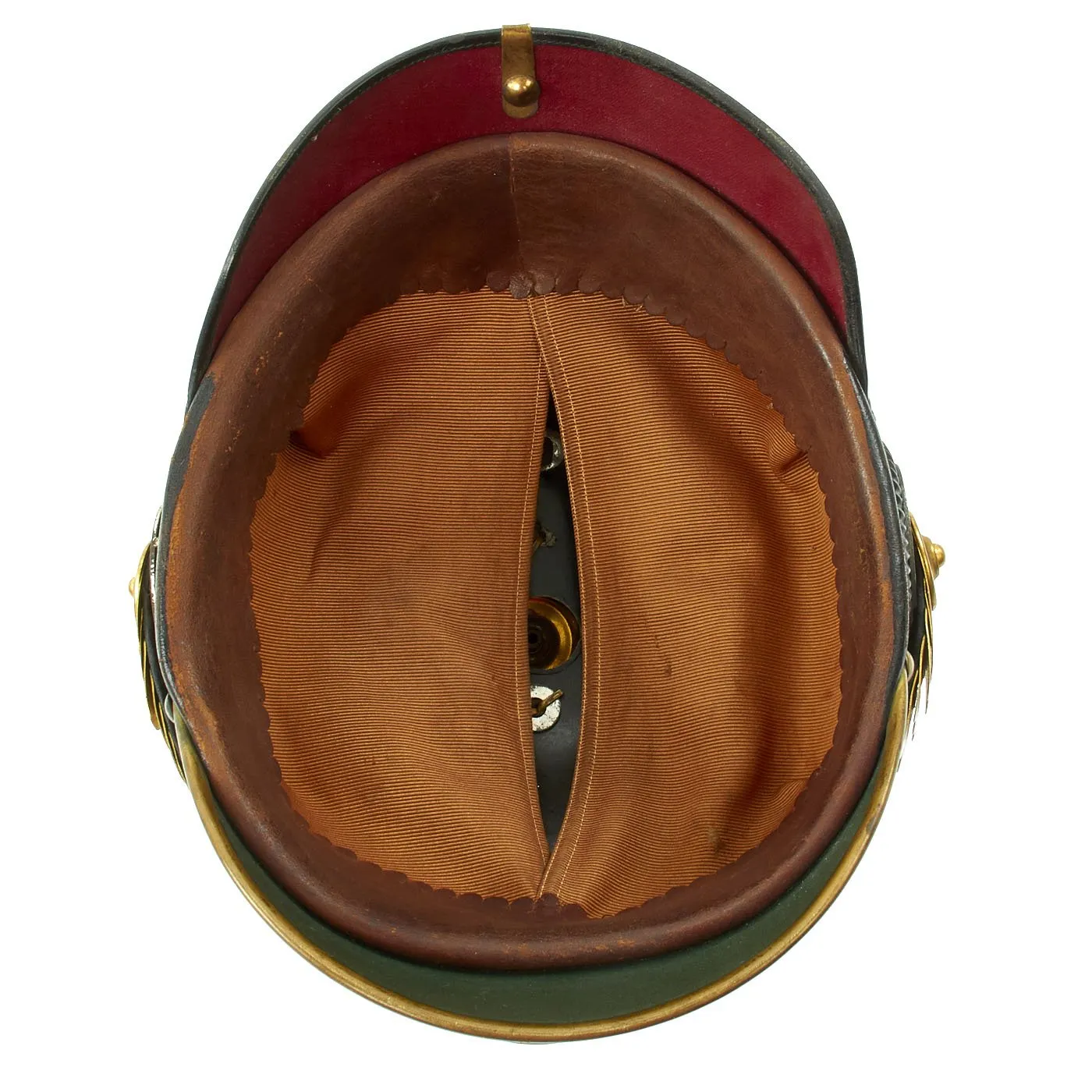Original Imperial German WWI Prussian Garde du Corps Pickelhaube Helmet with Chin Strap by Depaheg