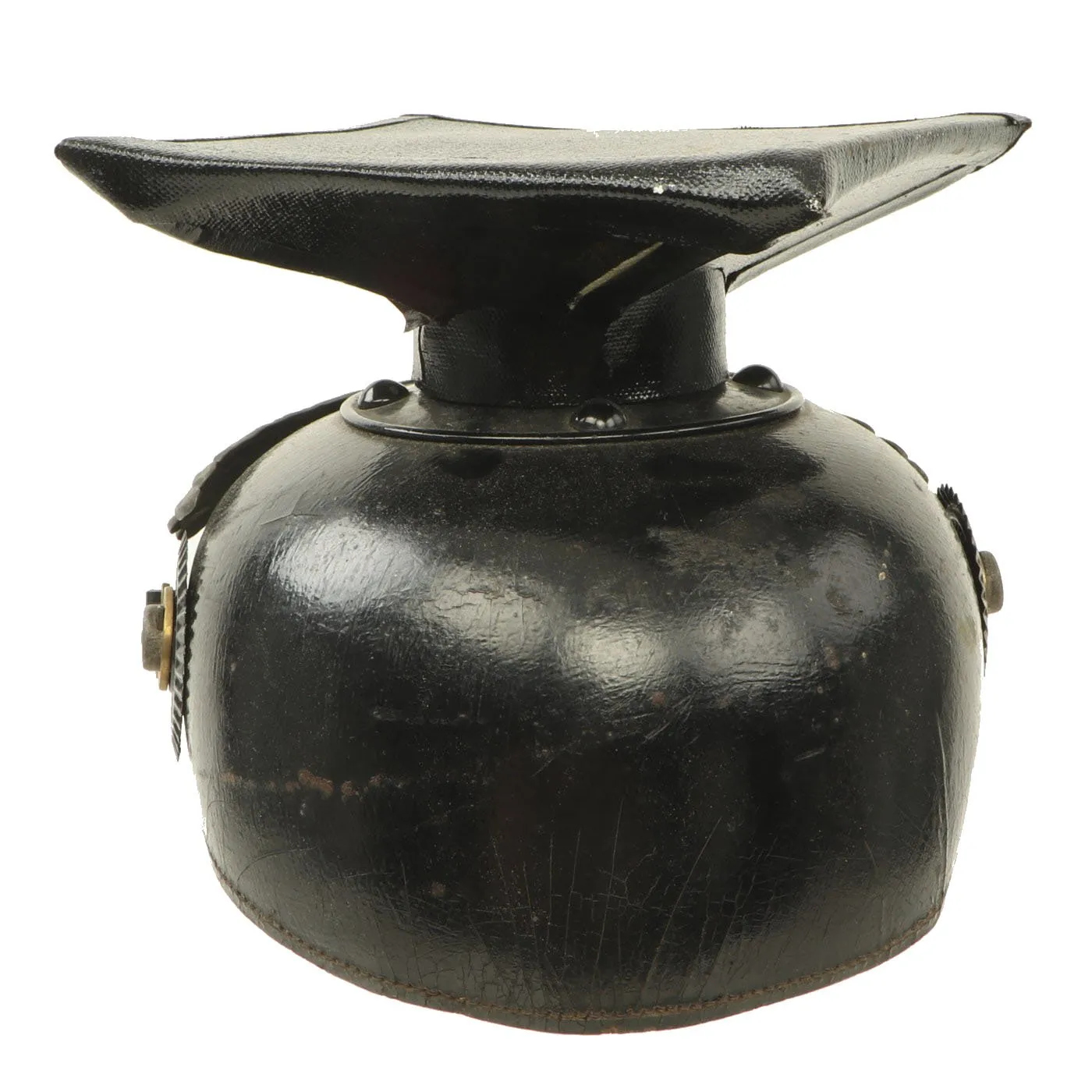 Original Imperial German WWI Prussian M1915 Other Ranks Garde Ulanen Tschapka with Repro Parts
