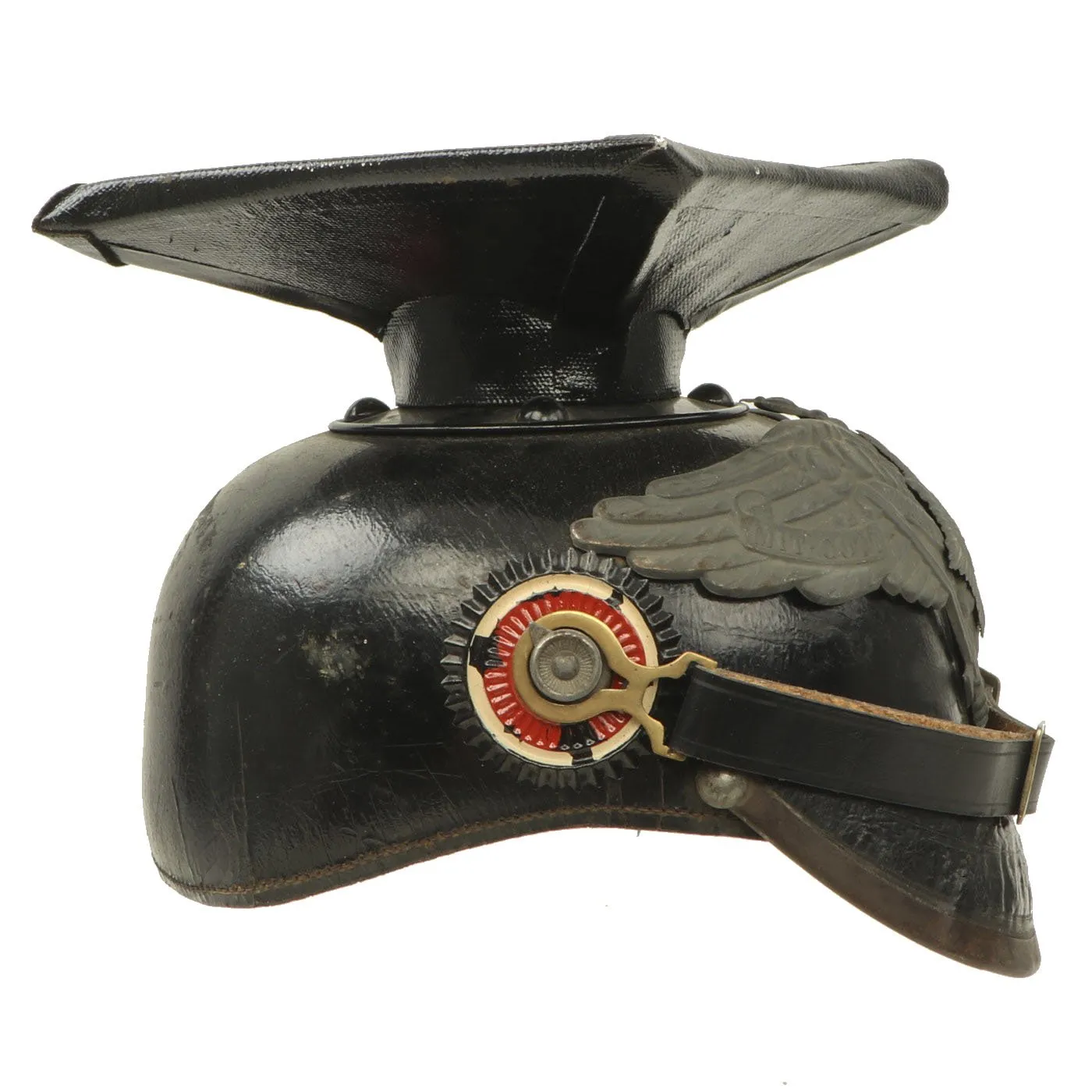 Original Imperial German WWI Prussian M1915 Other Ranks Garde Ulanen Tschapka with Repro Parts