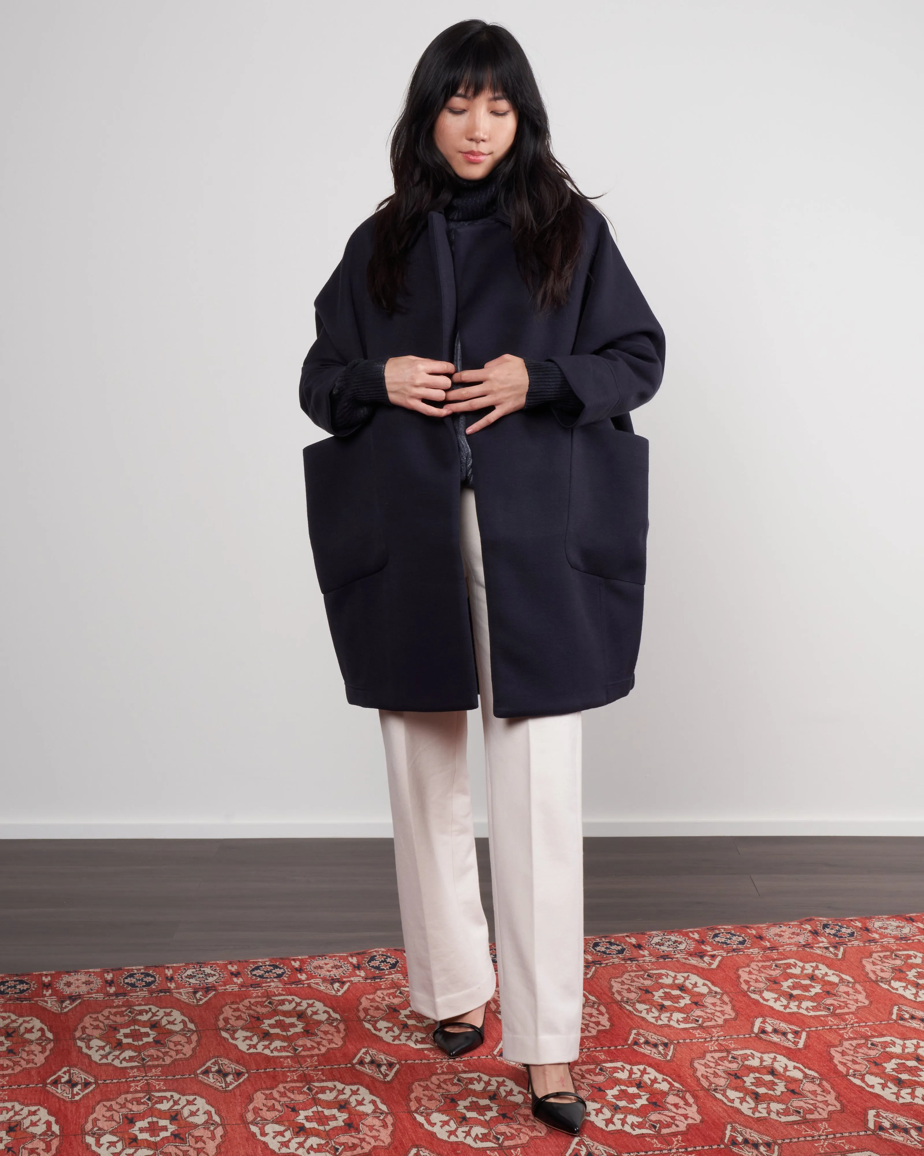 pentagon coat - 38 navy