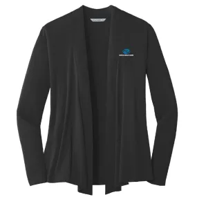 Port Authority Ladies Concept Open Cardigan - Black