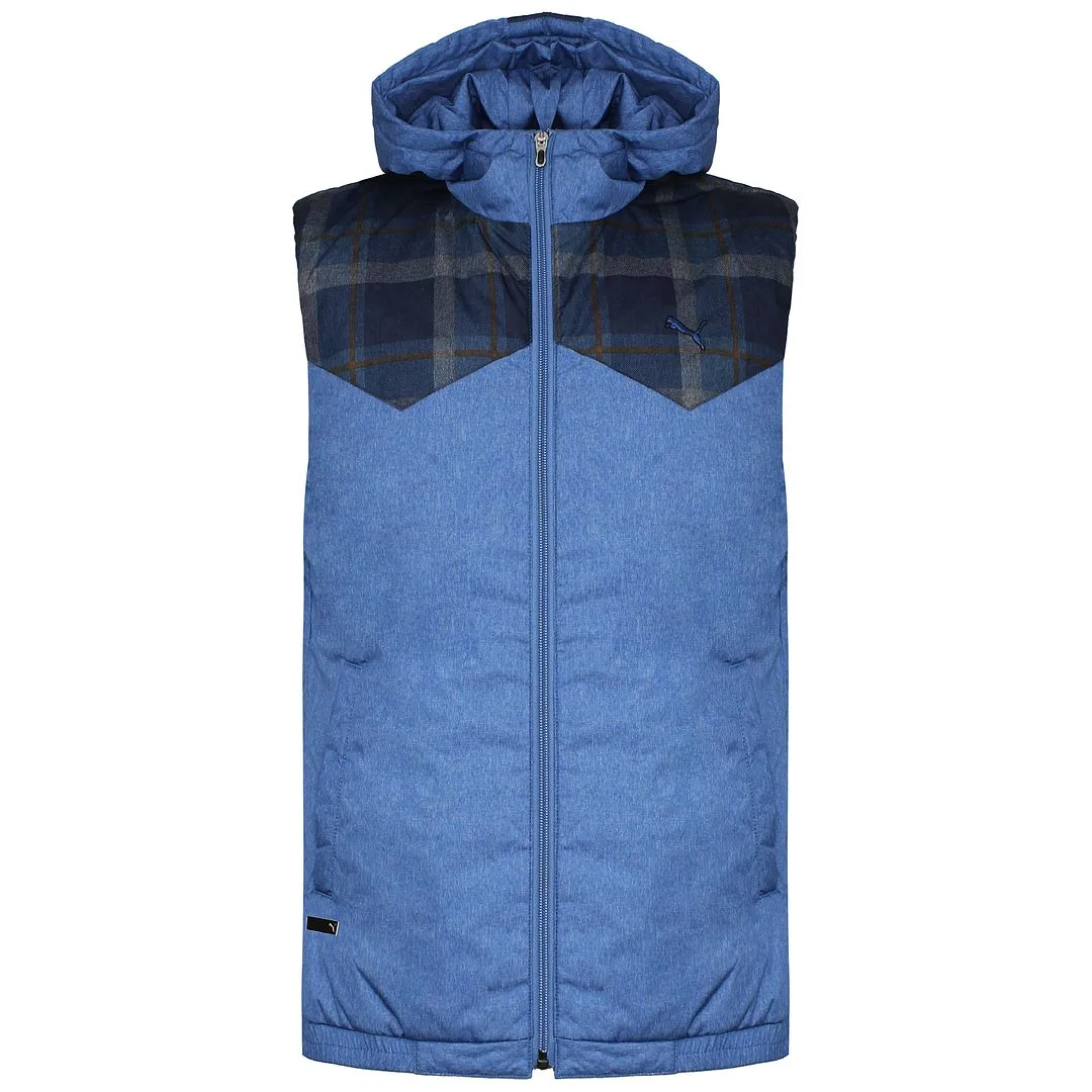 Puma Logo Mens Blue Gilet