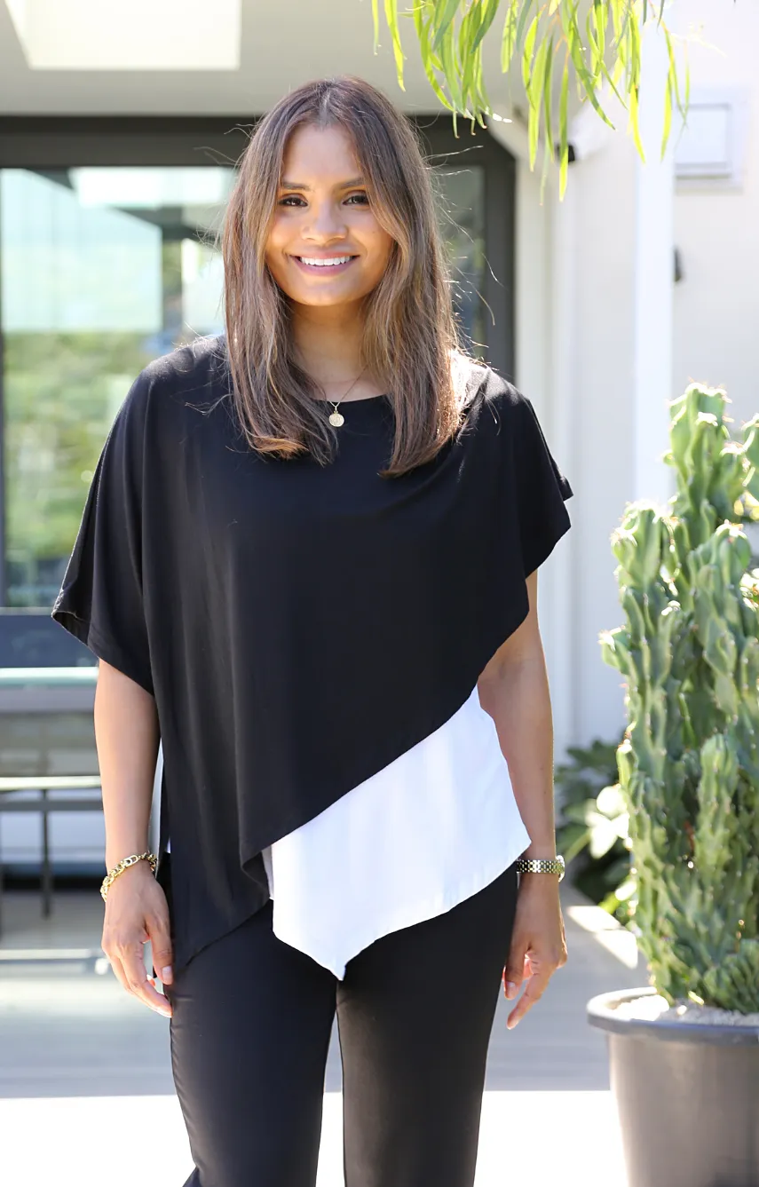 RENATA Asymmetrical Double Layer Top
