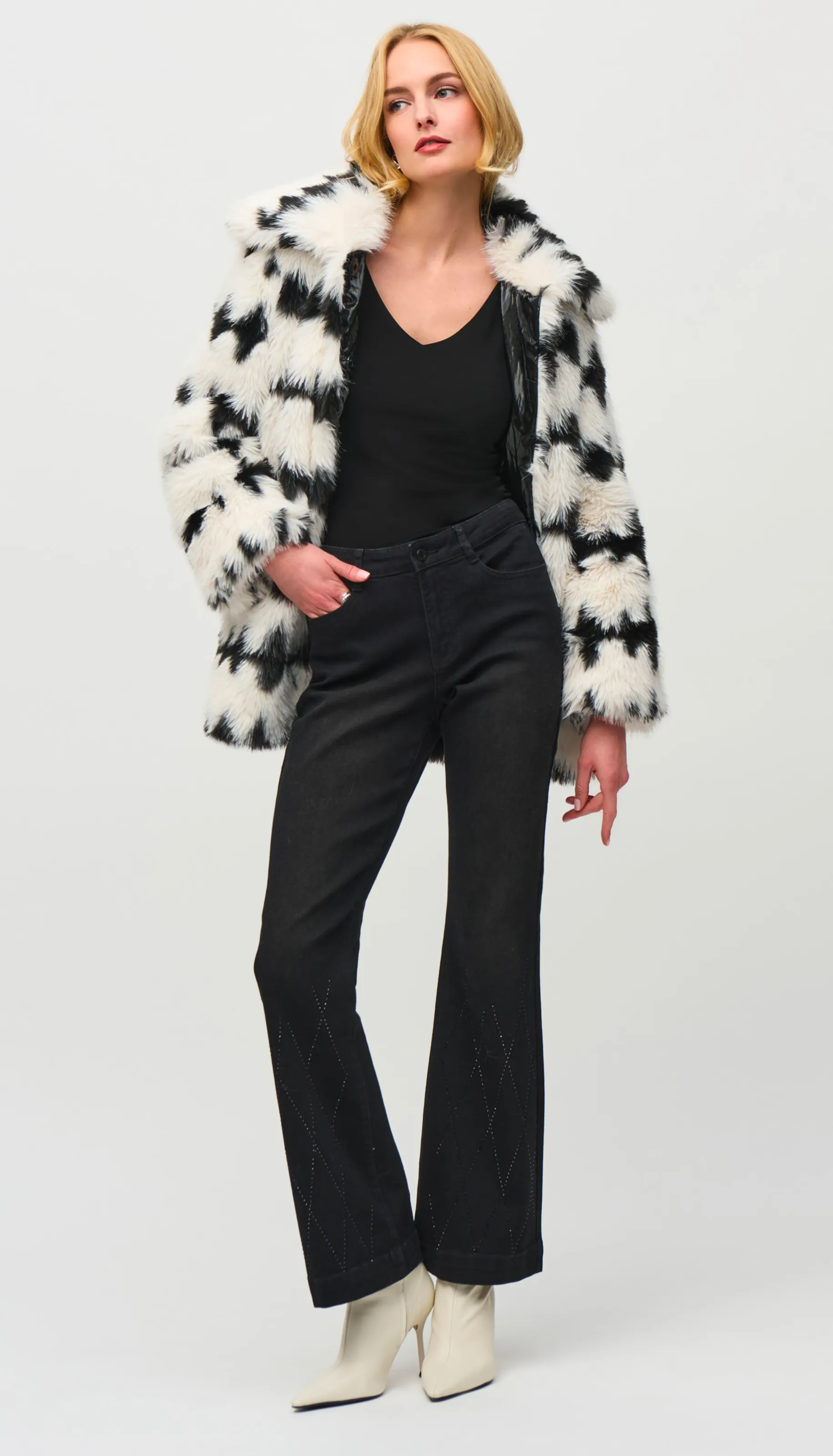 Reversible Faux Fur Coat