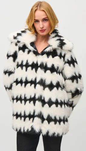 Reversible Faux Fur Coat