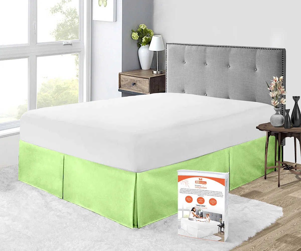 SAGE PLEATED BED SKIRT