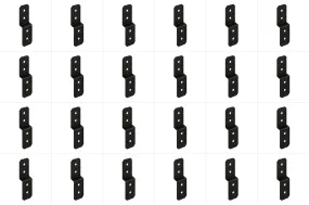 Simpson Strong-Tie APVDJT2-4 Outdoor Accents® Avant Collection™ 3 in. ZMAX®, Black Powder-Coated Deck Joist Tie for 2x, 24-Pack