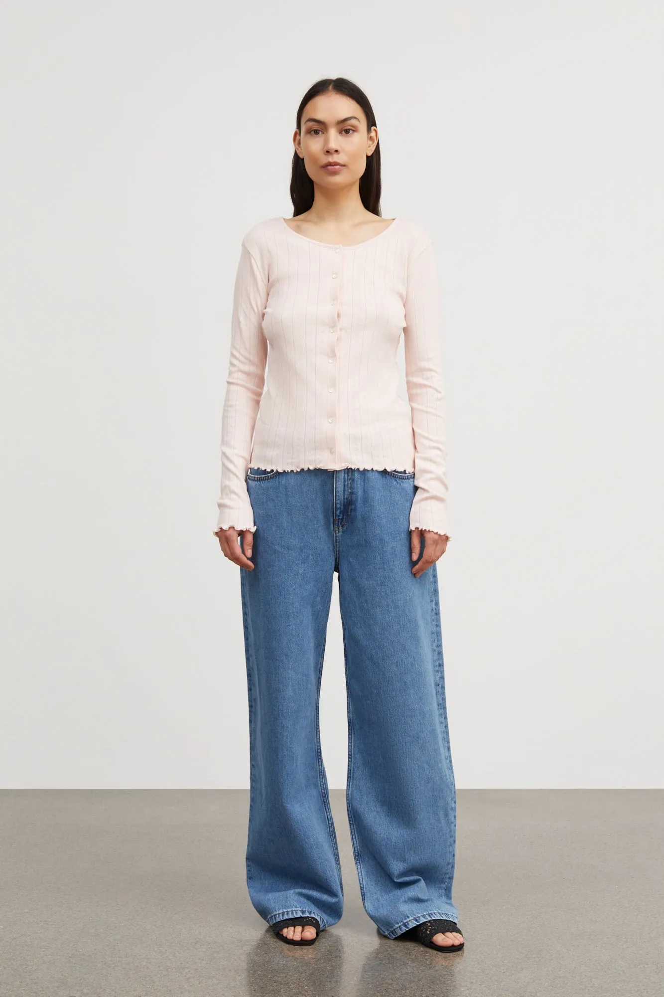 Skall Studio Edie cardigan - Blossom Pink