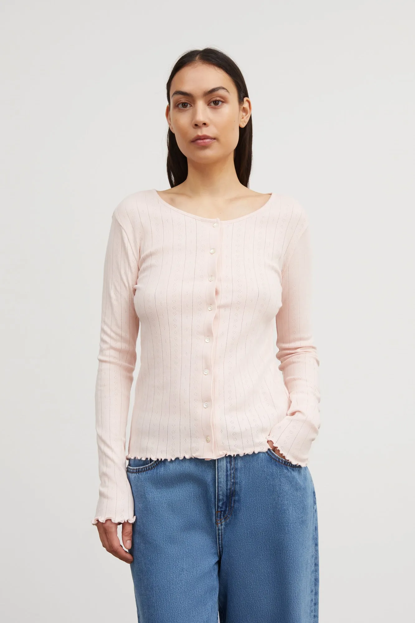 Skall Studio Edie cardigan - Blossom Pink