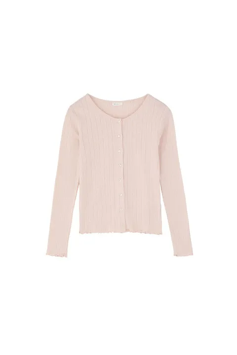 Skall Studio Edie cardigan - Blossom Pink