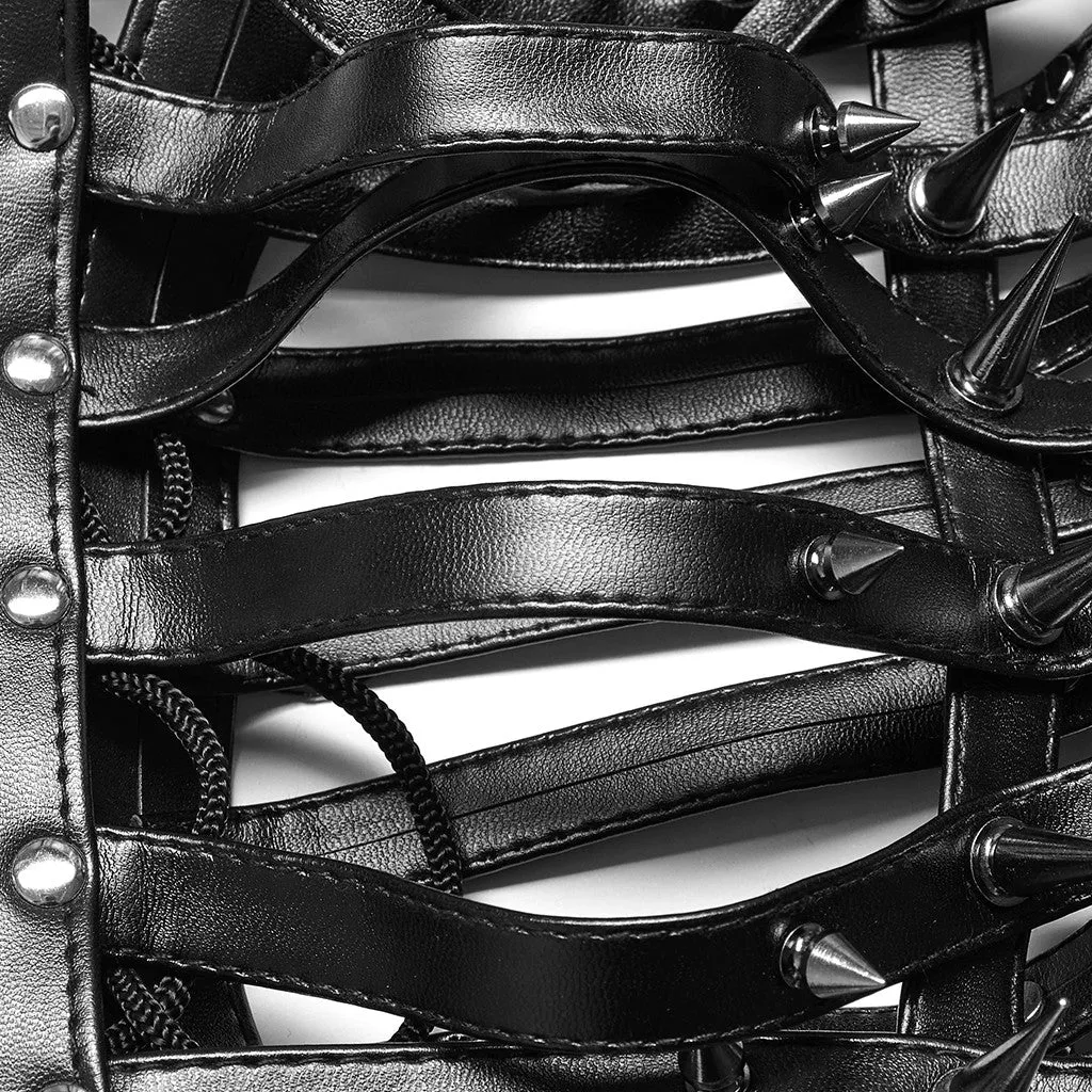 Straitjacket Supermodel Spiked Mask