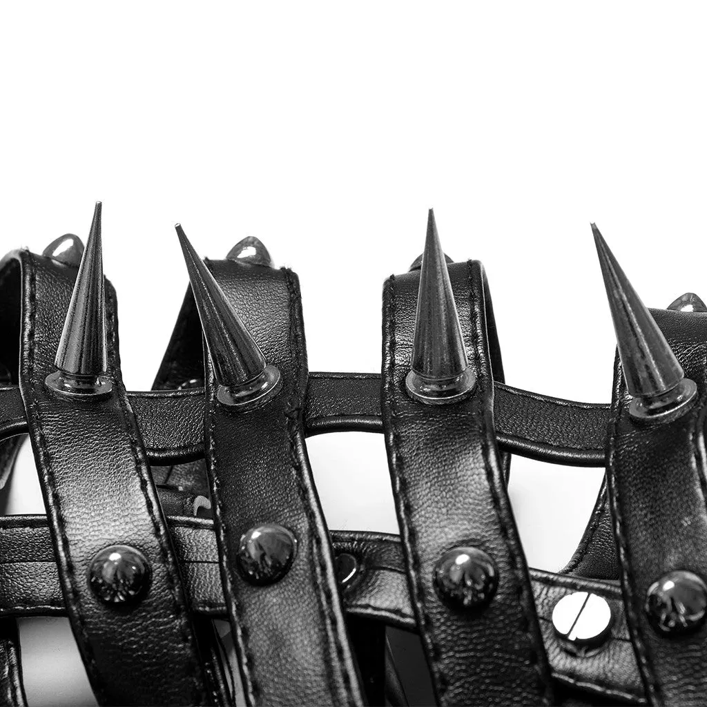 Straitjacket Supermodel Spiked Mask