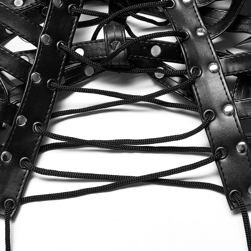 Straitjacket Supermodel Spiked Mask