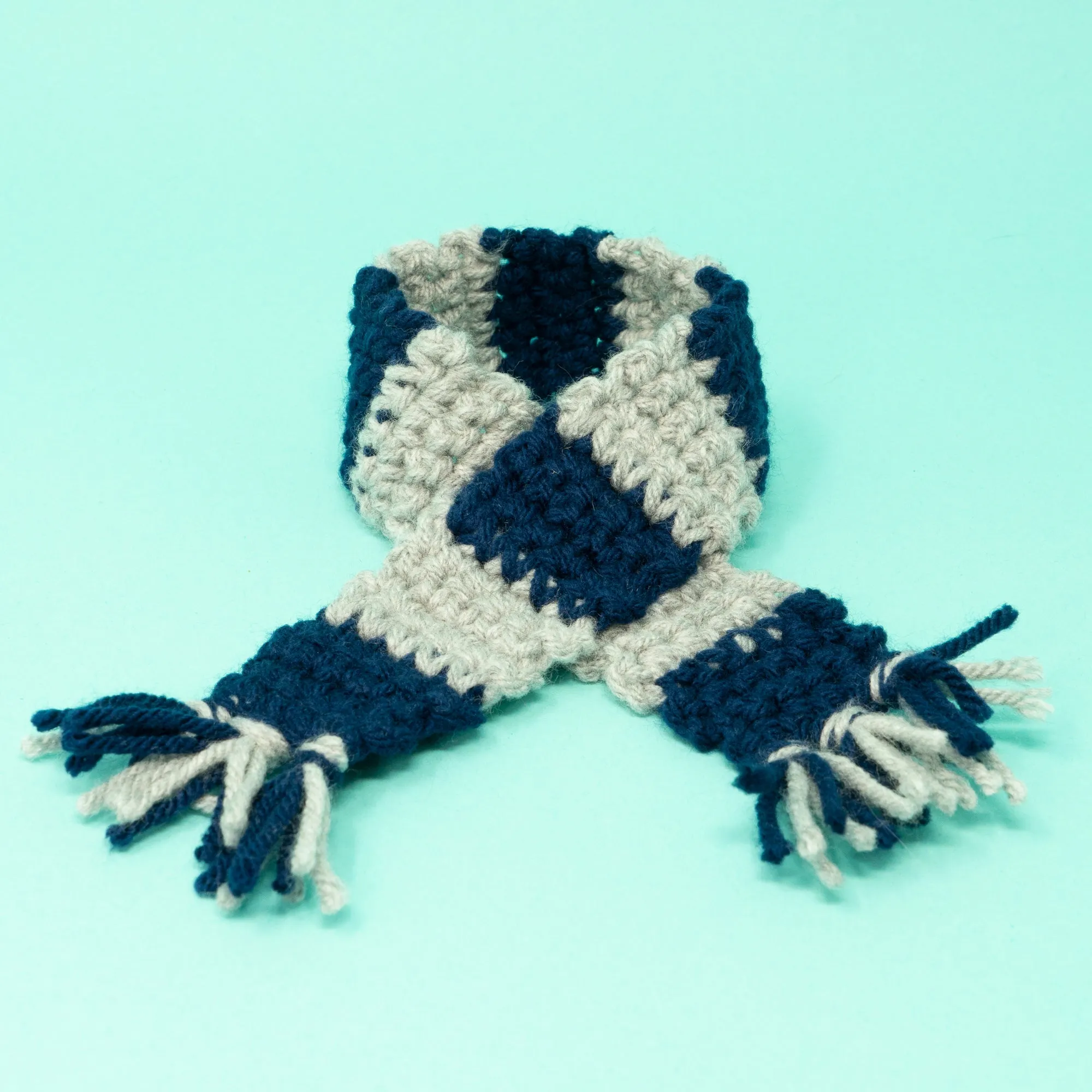 Striped Wizard Dog Scarf (Inspired by Harry Potter)