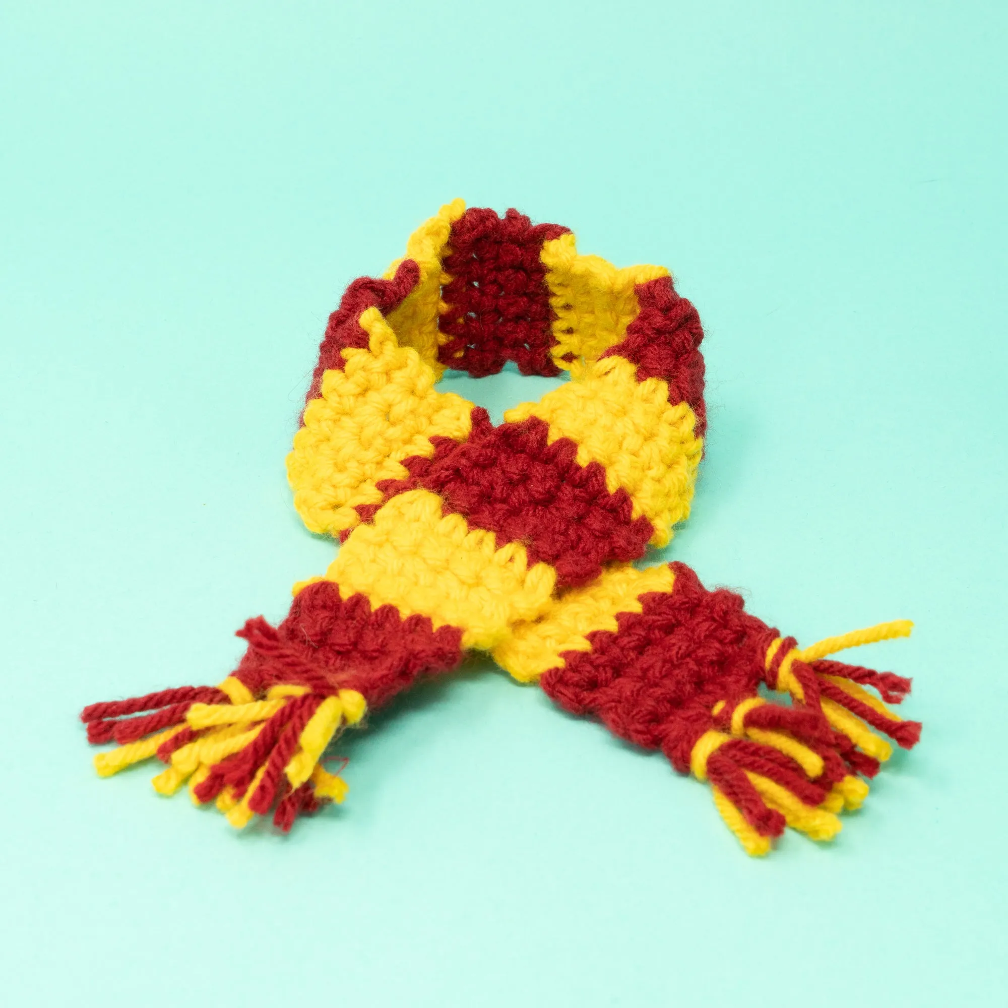 Striped Wizard Dog Scarf (Inspired by Harry Potter)