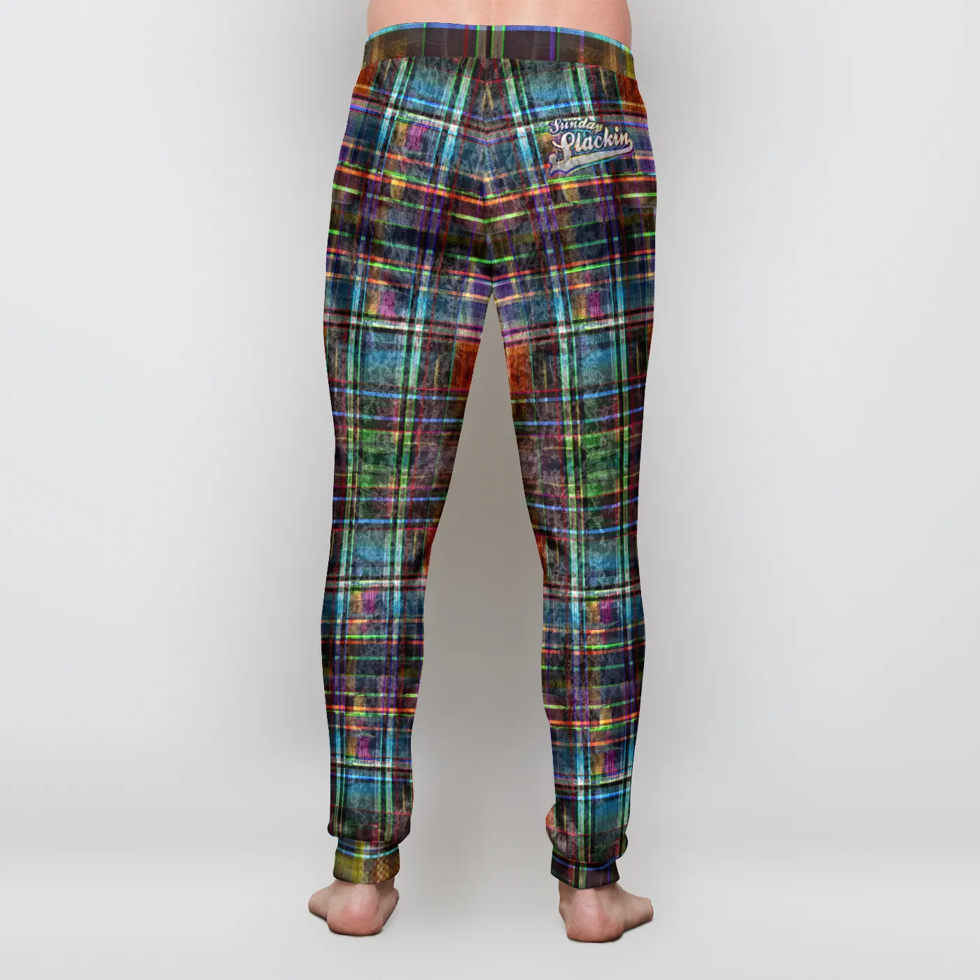 Sunday Slackin Plaid Unisex Velvet Jogger