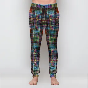 Sunday Slackin Plaid Unisex Velvet Jogger