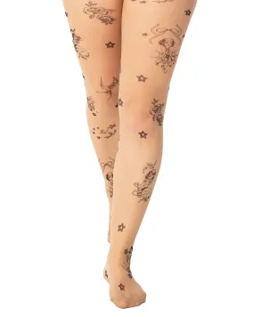 Tattoo Sailor Girl Tights