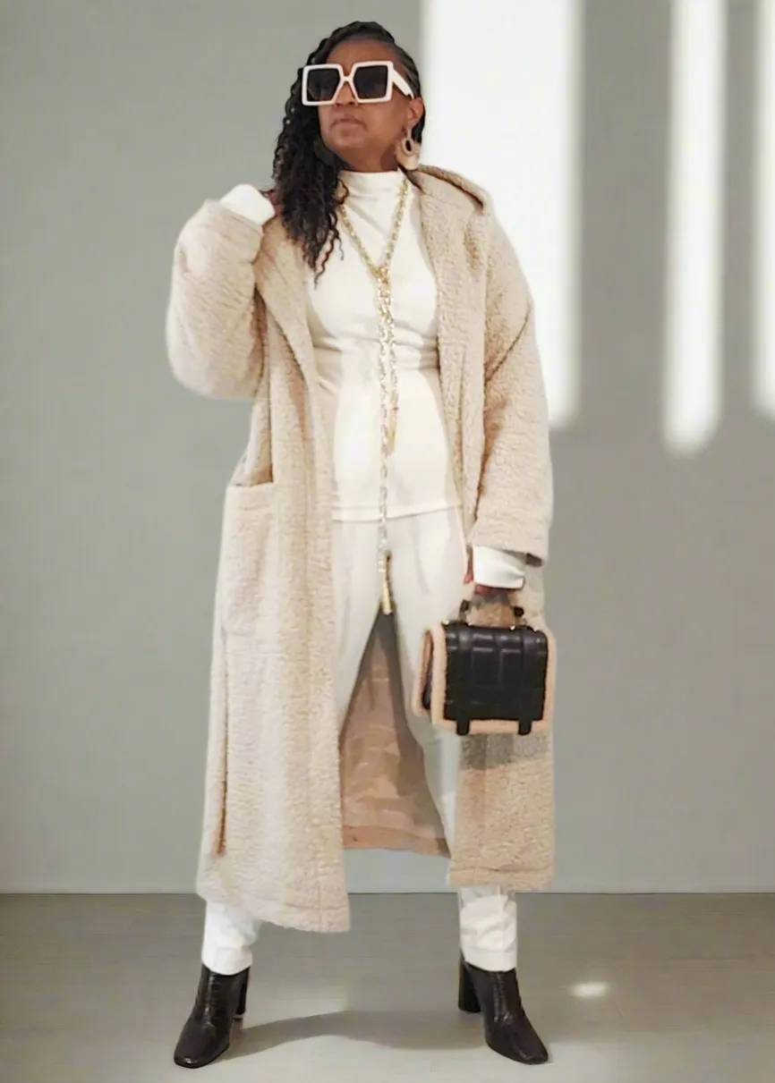 Teddy Bear Oversize Coat|S to 2x