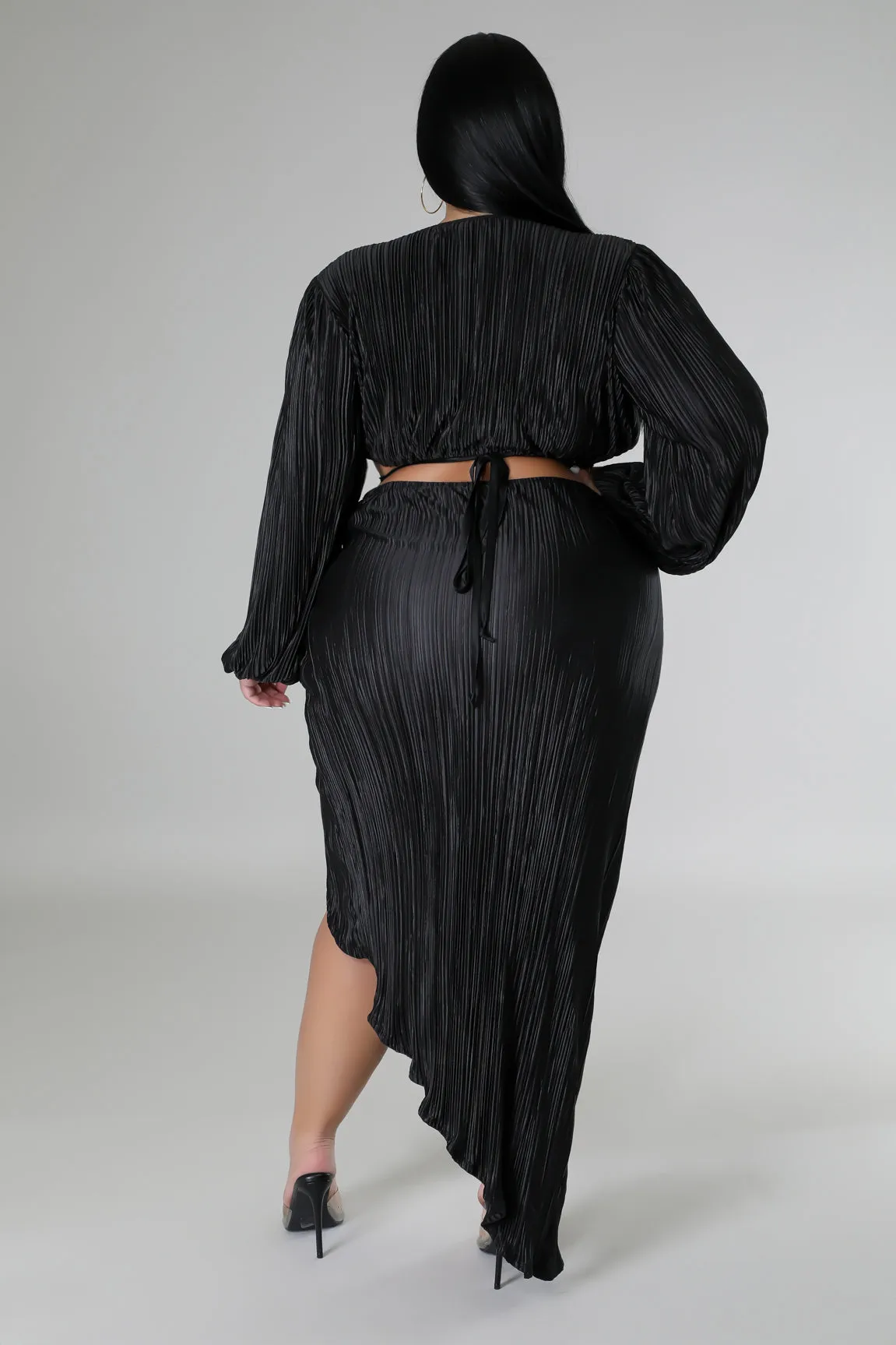 Vacay Drinks Skirt Set Plus
