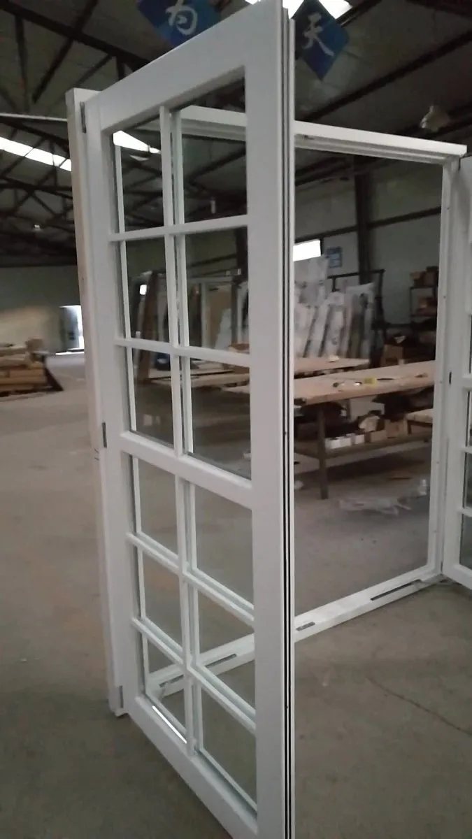 ventilation french window with grille design by Doorwin on Alibaba
