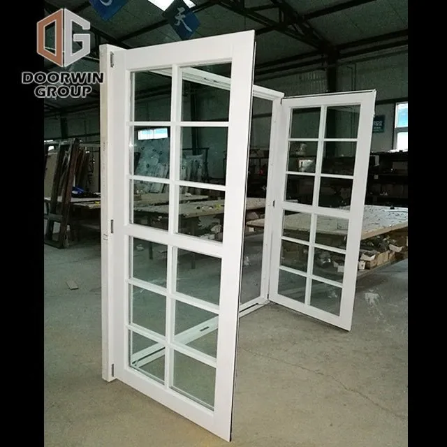 ventilation french window with grille design by Doorwin on Alibaba