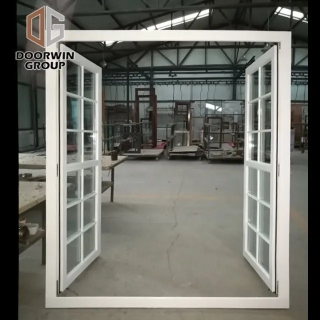 ventilation french window with grille design by Doorwin on Alibaba