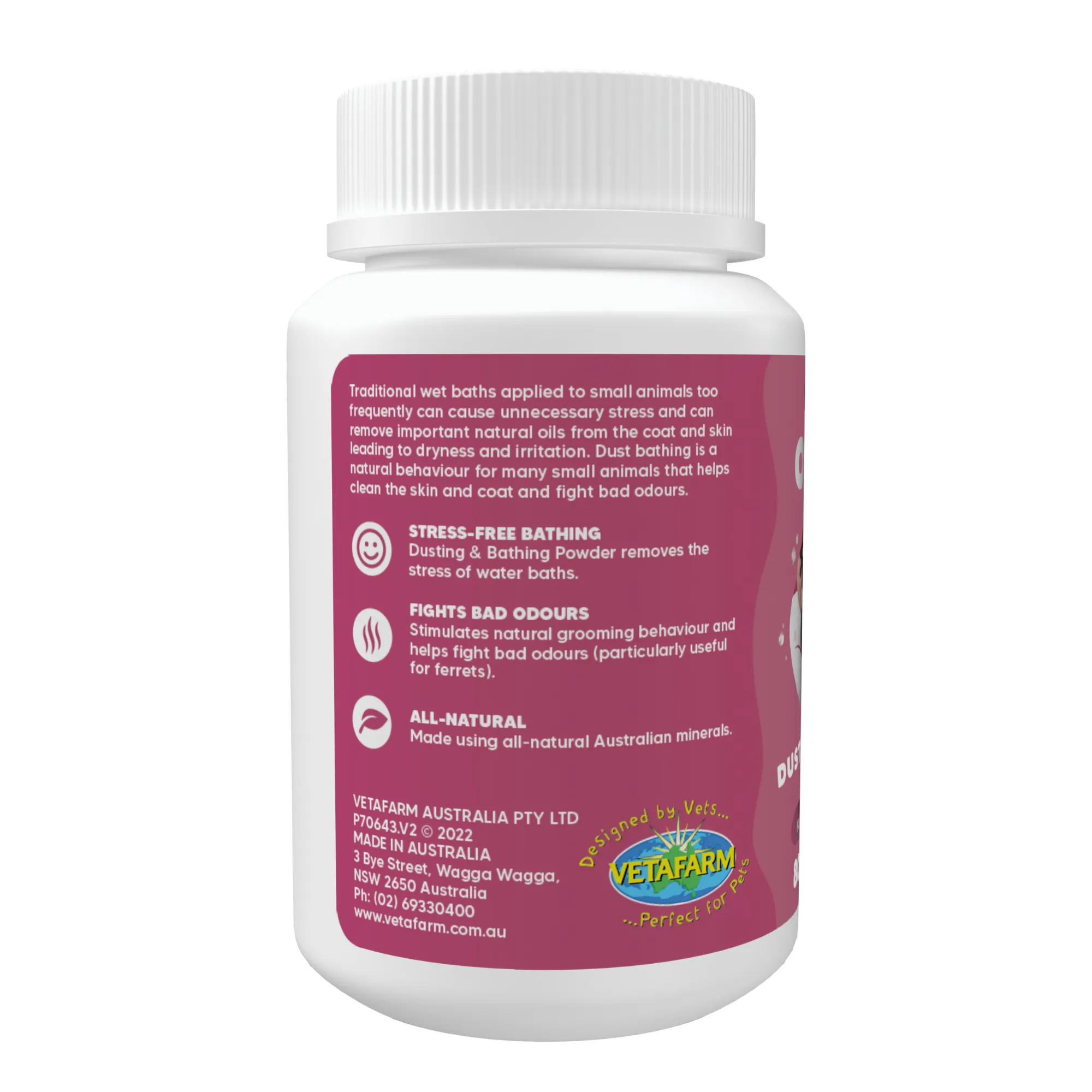Vetafarm Origins Dusting and Bathing Powder 80g
