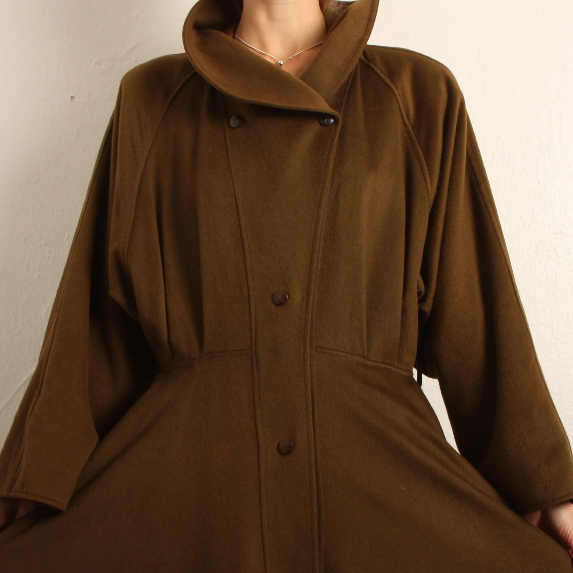 Vintage 70's Ramosport France Wool Dress Coat