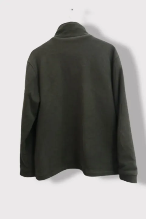Vintage Crossfield khaki green flecce full zip medium jacket