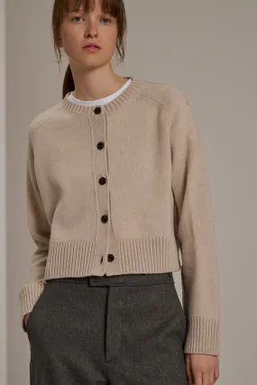 VIRGINIA OFF-WHITE CARDIGAN
