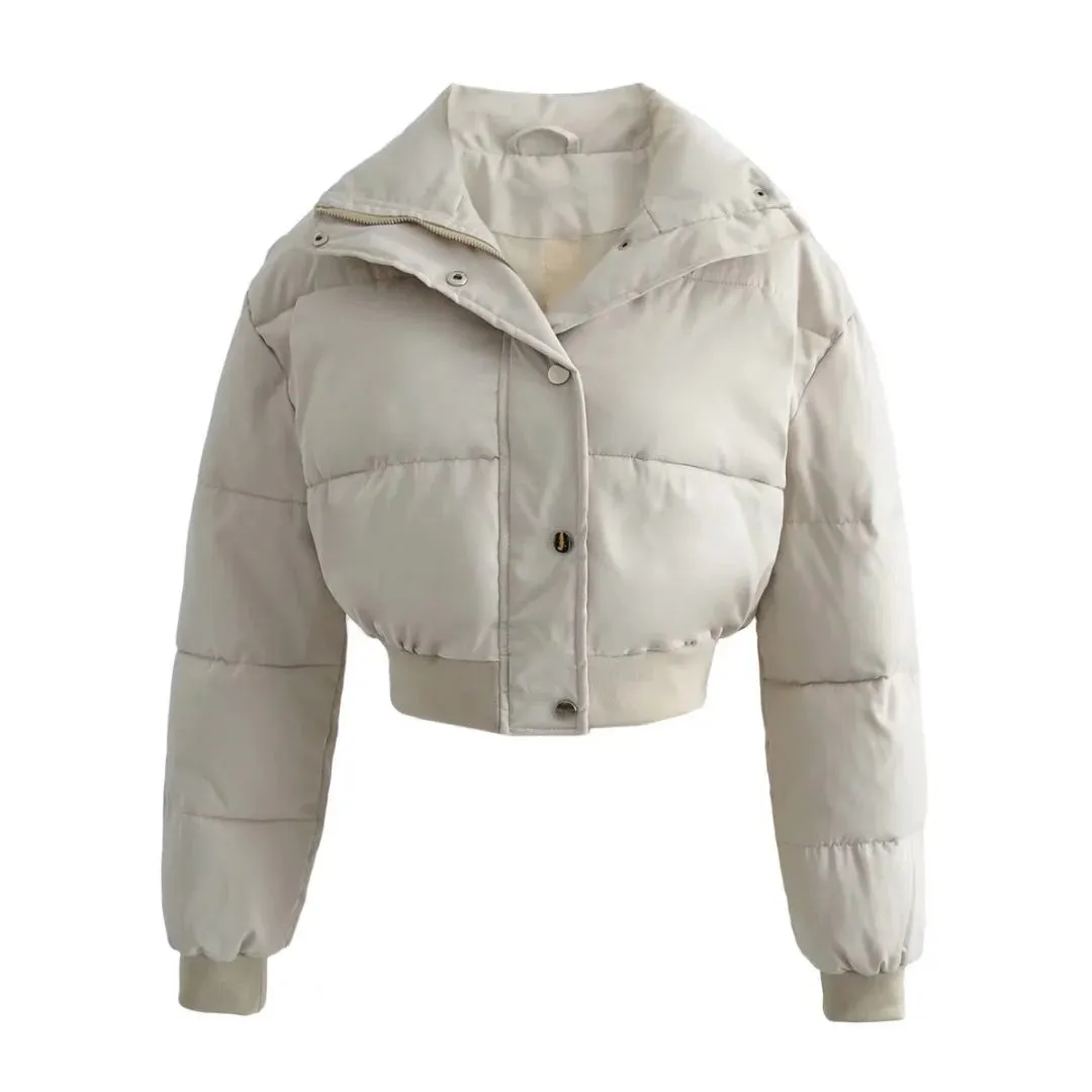 winter new thickened seven-color warm cotton clothes loose and handsome European and American trend women's cotton-padded jackets