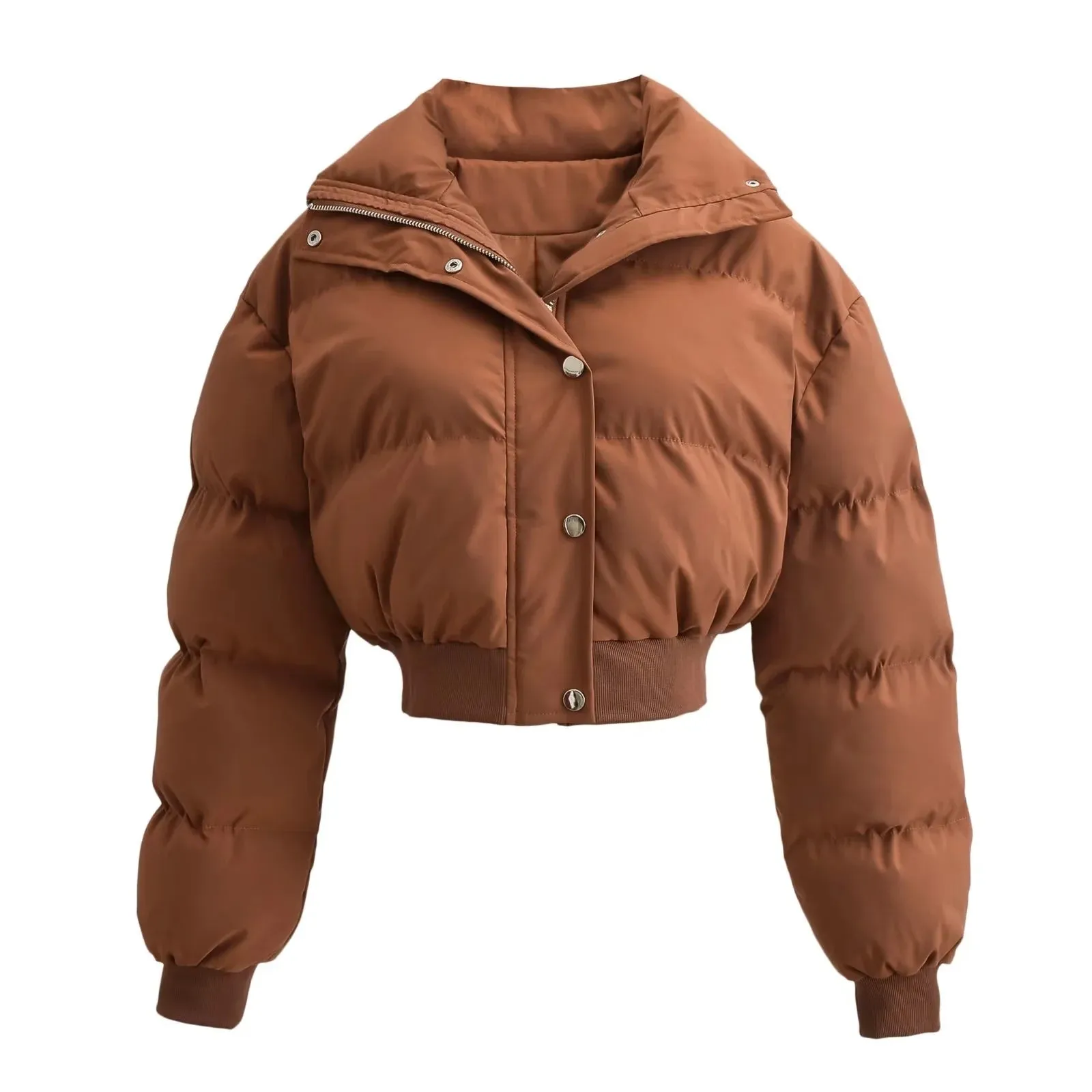 winter new thickened seven-color warm cotton clothes loose and handsome European and American trend women's cotton-padded jackets